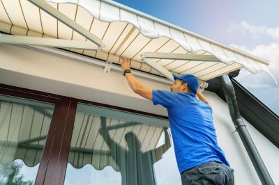 Fabric Awning Installation!