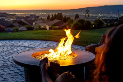Outdoor Fireplace Construction