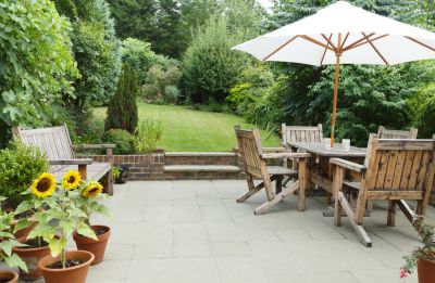 A Stone Patio is Durable!